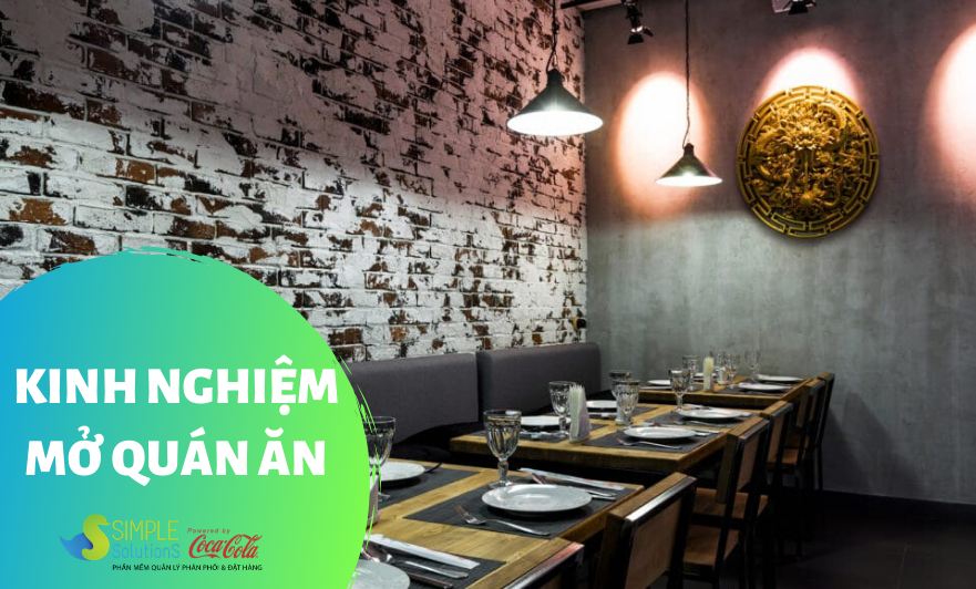 Kinh nghiệm mở quán ăn