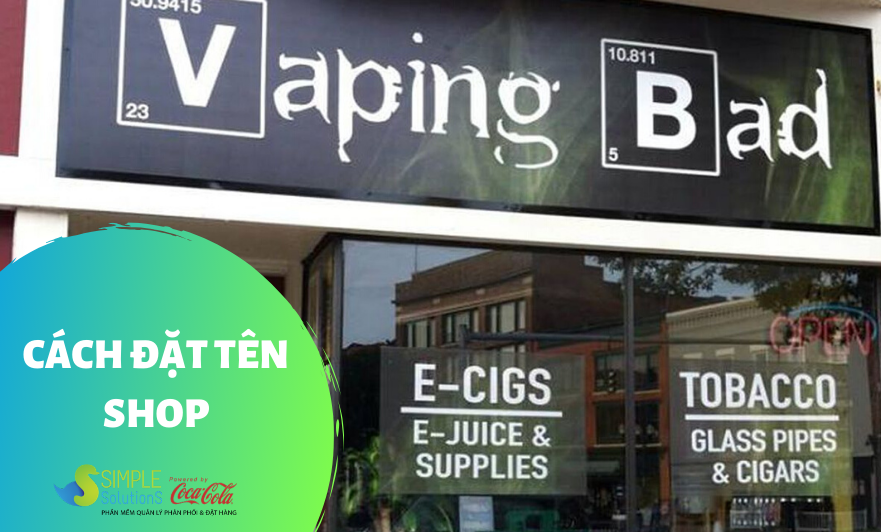 Cách đặt tên shop độc đáo