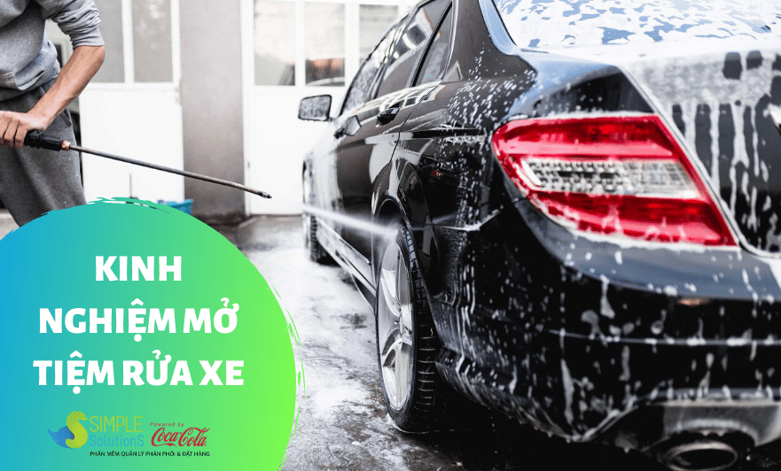 Kinh nghiệm mở tiệm rửa xe