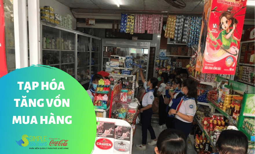 Tăng vốn mua hàng tạp hóa